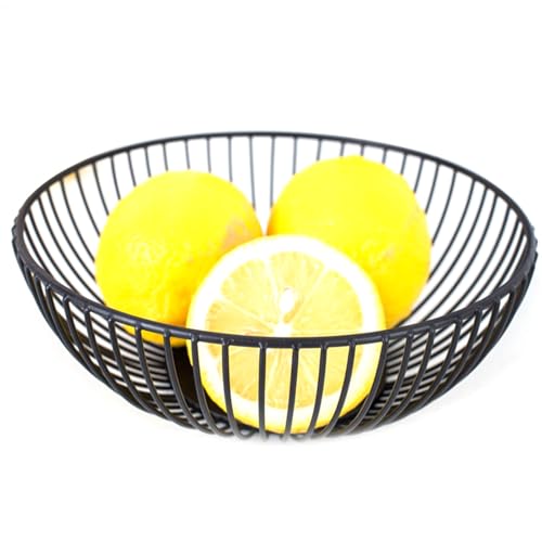 Cuenco para la encimera de cocina en alambre metálico con acabado elegante 2