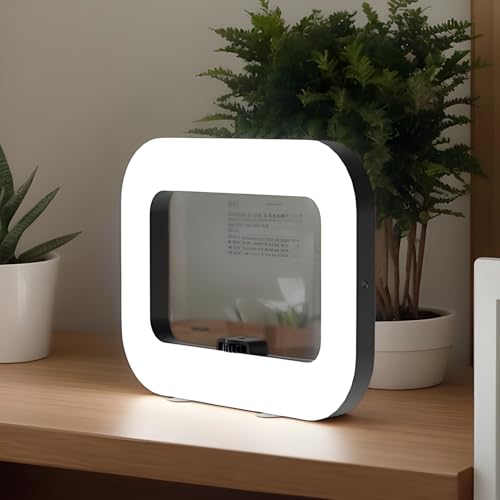 Luz de Anillo para fotografía, Luz de Anillo de teléfono - Estabilizador de la lámpara de Relleno de grabación de Video,Luz de Anillo Cuadrado de Selfie Anti-Shake para Maquillaje de Belleza, Estudio - imagen 2