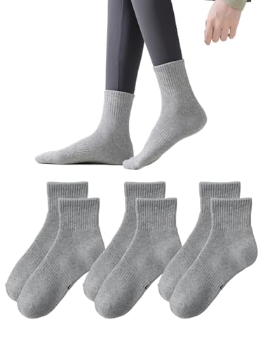 Womens Ankle Socks Cotton Athletic Running Cushioned Socks Soft Moisture Wicking Sock