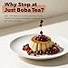 J WAY BOBA Authentic Instant Tapioca Boba Pearls Bulk,60 Servings Black for Milk Tea,Smoothies and Desserts,Brown Sugar Flavor (Ready in Just 20 Seconds,No Preservatives,Gluten Free)