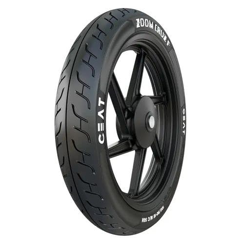 Image of CEAT 130 /70-18 ZOOM CRUZ 63H TUBELESS TYRE | Rear | Car Tyre for Front and Rear