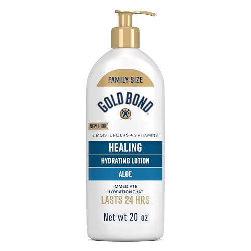 Gold Bond Healing Hydrating Lotion, 20 oz., with Aloe, Moisturizes, Immediate 24-Hour Hydration