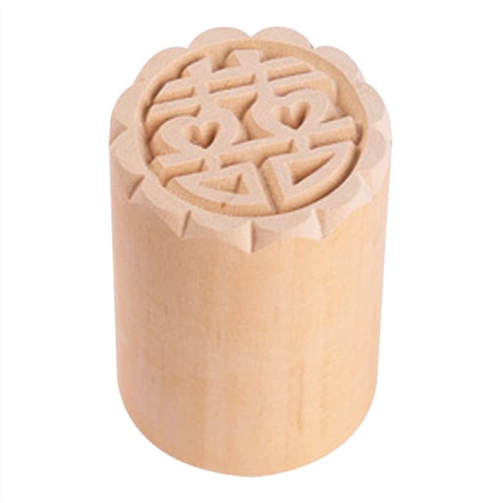 Molde de madera de la galleta, Moldes de chocolate for galletas de madera, molde for sellos en relieve, moldes for galletas y pasteles, molde for hornear con sello chino tradicional for postres redond