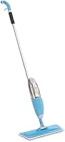 Mop Spray 3 em 1 com Reservatório 400ml Esfregão Microfibra Borrifa Limpa e Seca Rodo de Limpeza Ideal Para Cozinha, Piso Laminado, Azulejos E Madeira Refil Lavável