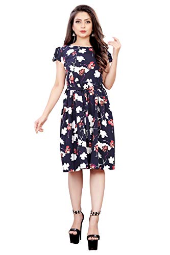 Image of AA Creation Women's Fit And Flare Knee Length Dress