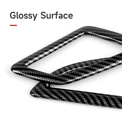Image of Car Air A /C Vent Outlet Cover Decals for Honda Civic 2016 2017 2018 2019 2020 2021 10th Gen Accessories ABS Carbon Fiber Stickers