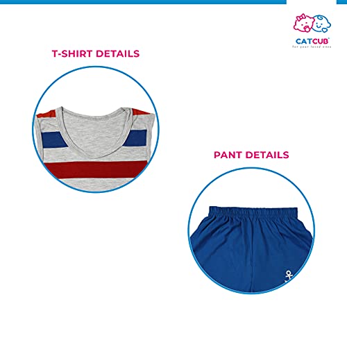 Image of CATCUB Boy's & Girl's Cotton Printed Clothing Set