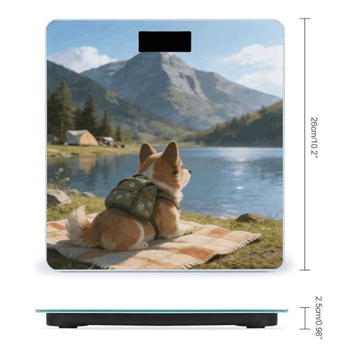 Báscula digital de baño Camping Journal 400 lb miniatura 2