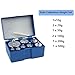 Calibration Weigh 10g 20g 50g 100g 200g 500g 8PCs/Set Total 1kg,M1 High Precision Scale Weights, for Digital Scale, Kitchen Scale (10g-500g)