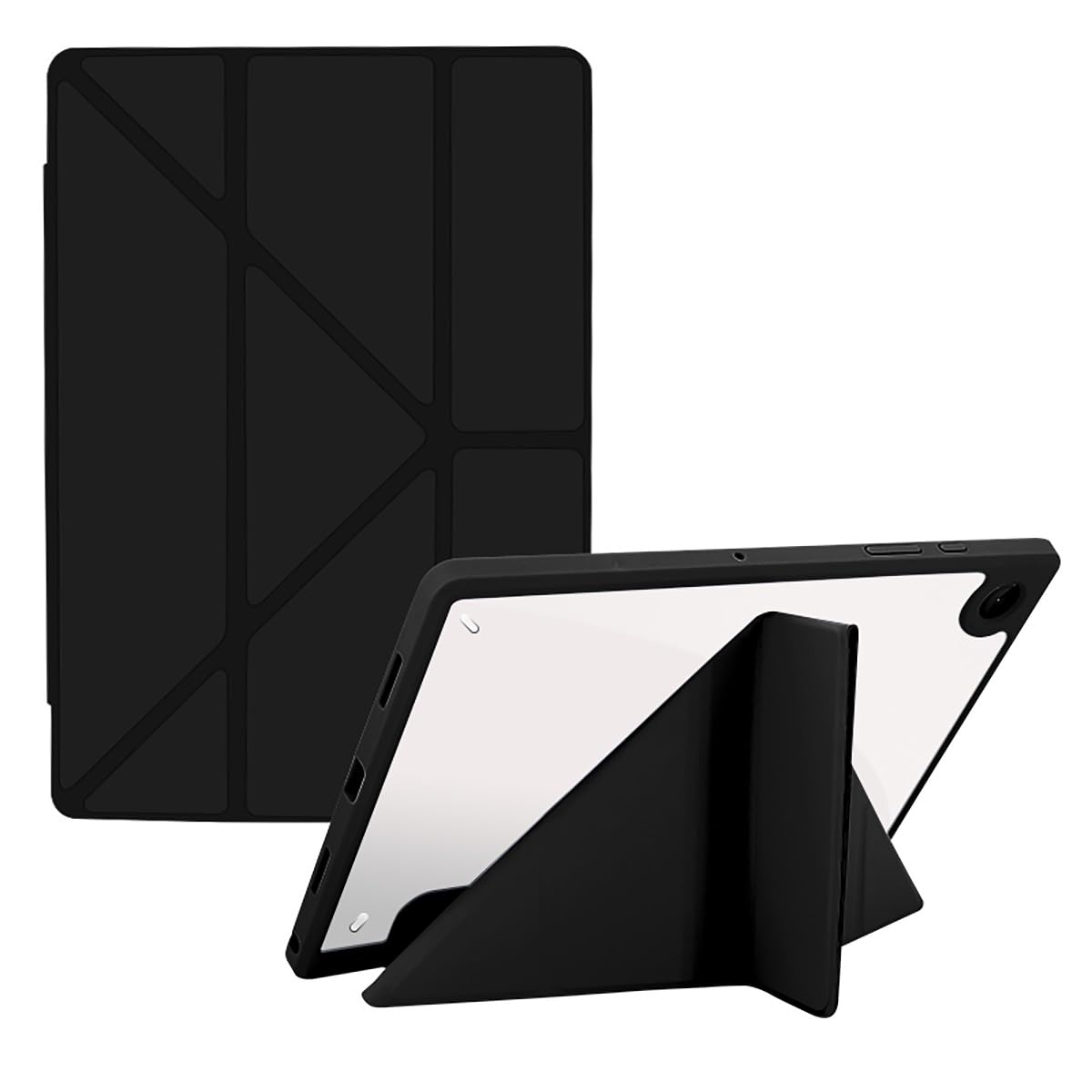 Custodia protettiva per tablet PC compatibile con Samsung Galaxy Tab S8 Ultra da 14,6 pollici (SM-X900/X906), custodia protettiva sottile a portafoglio, custodia in pelle TPU con visualizzazione