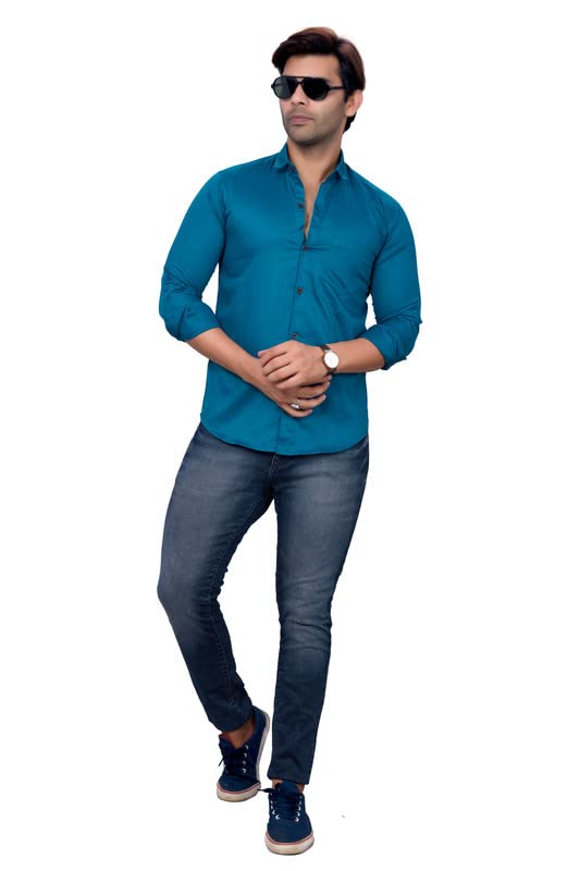 Image of Men's Cotton Regular Fit Fullsleeves Fomal Shirt