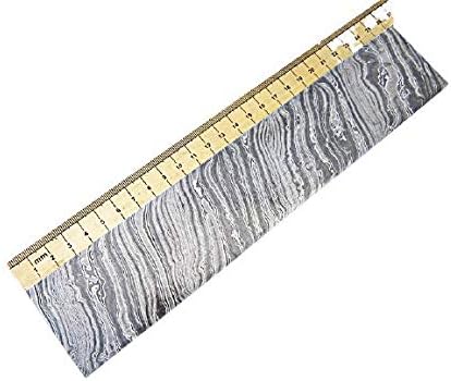 Poshland DBD-10 Custom Handmade Damascus Steel Billet Knife/Blank Blade Making Bar