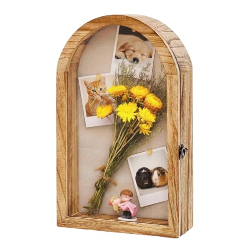 de Marco de Fotos 3D con imágenes y Recuerdos | Estuche de exhibición de Fotos en Forma de 3D | de exhibición de Fotos para exhibición - para Boda Pared Cama Sala de Estar