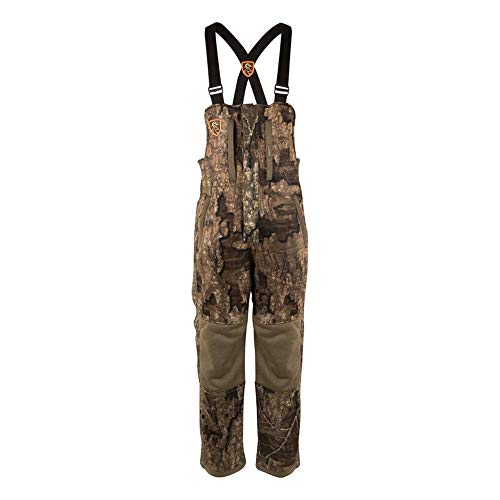 Drake Waterfowl Men's Silencer Fleece with Agion Hunting Bib, Realtree Timber, X-Large