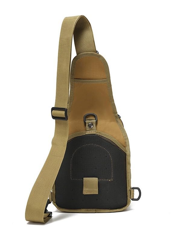 Tactical Sling Bags for Men, 6L Military Sport Crossbody Bags with Adjustable Shoulder Strap, Lightweight Shoulder Backpack for Daily Outdoor Sports, Fitness, Travel, Cycling, Jogging3