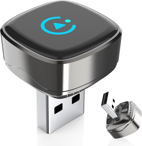 Wireless Carplay Adapter, Suitable for Vehicles Equipped with Cabled CarPlay, Plug and Play Feature...