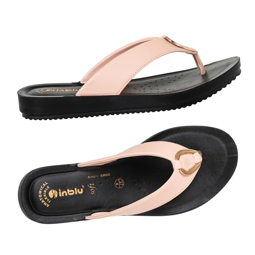 Image of inblu Stylish Fashion Slipper for Women | Comfortable | Lightweight | Anti Skid | Casual Office Footwear (BM60)