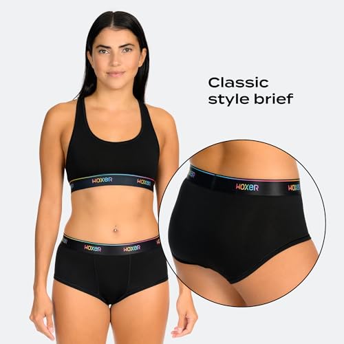 Image of Woxer Women's Classic Seamless Boyshort Panties, Soft Modal Fabric with No Roll Inseam, Chafe-Free, Breathable Design