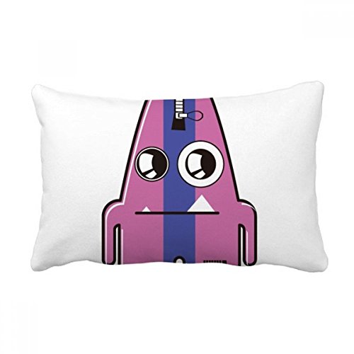 Coussin univers alien monstre rayé avec insert lombaire ergonomique pour canapé et lit - 2