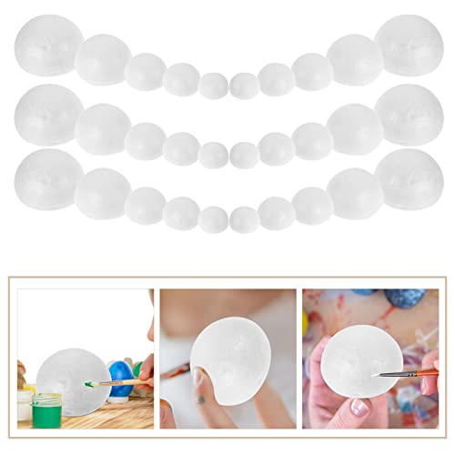 Operitacx 150Pcs Semi Circle Foam Balls for Diy Crafts Lightweight Small Foam Half Spheres Ideal for Kids Toys School Art Projects and Holiday Decorations - Image 2