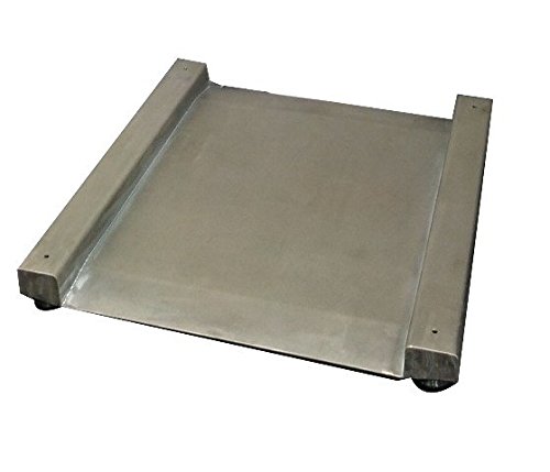 Optima Scales OP-917-SS-PT-SQ-2000 Heavy Duty All Stainless Steel Washdown Drum Scale - 2000 x 0.5 lb.