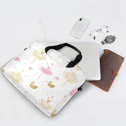 Maletín para portátil con estampado cisne ALAZA 15.6 pulg miniatura 7