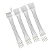 Produktbild Litcessory 6-Pol auf gekürztes Ende Verlängerungskabel Kompatibel mit Philips Hue Lightstrip Plus (50mm, 4 Packung, Weiß - STANDARD 6-POLIG V3)