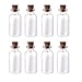 Onwon 24 Pcs Clear Small Mini Glass Jars with Cork Stoppers For Message Weddings Wish Jewelry Party Favors