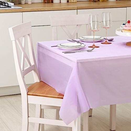 Edi Disposable Tablecloth 12 Packs (Assorted Colors, Rectangular) #TOP1