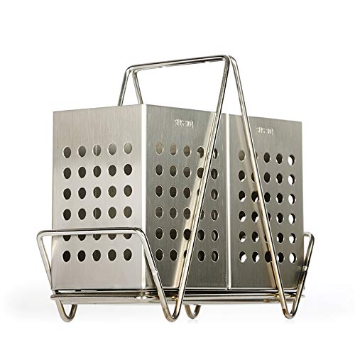 Preisvergleich Produktbild Küchenartikel Aufbewahrungsrohr Wandbehang Haushalt 304 Edelstahl Küchengeräte Aufbewahrungsbox Käfig Ablauf einfache multifunktionale durchschlagfreie Küchengeräte Lagerung, Kontur