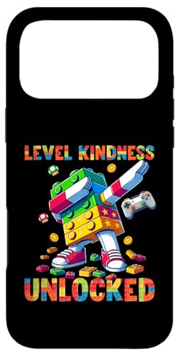 Level Kindness Unlocked Master Builder Gamer Boys Teacher �X�}�z�P�[�X iPhone 17 Pro Max �p