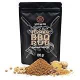Umami Teriyaki BBQ Rub 100g - Mix de Especias para Barbacoa - Sabor Japonés para Pollo y Costillas - Sin Conservantes - Made in Italy