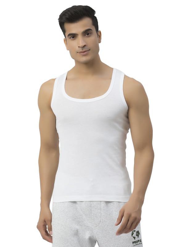 Image of John Players Classic Ribbed Cotton Vest