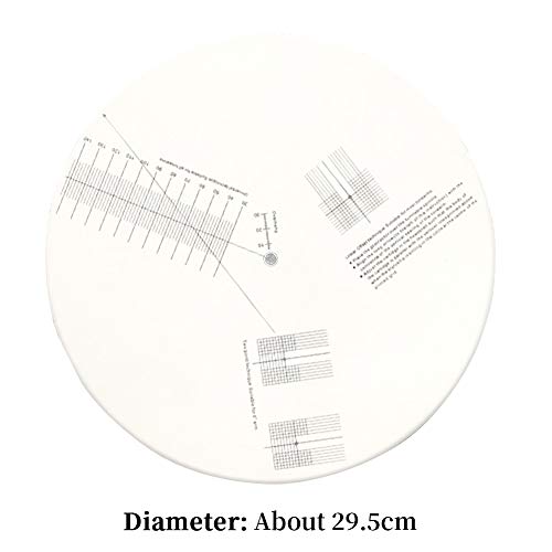 ZDYS Turntable Protractor Acrylic Accessories for Tools Adjustment Fono Pickup Turntable Ruler Non-Slip Mat Stylus HiFi LP Plate Calibration Vinyl Distance Meter - Image 2