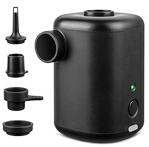 Padaril Portable Electric Air Pump for Inflatables, Rechargeable Battery Air Mattress Pump, Mini Air Pump for Outdoor Camping, Air Sofa, Air Mattress Bed, Boat, Swimming Ring, Pool Floats