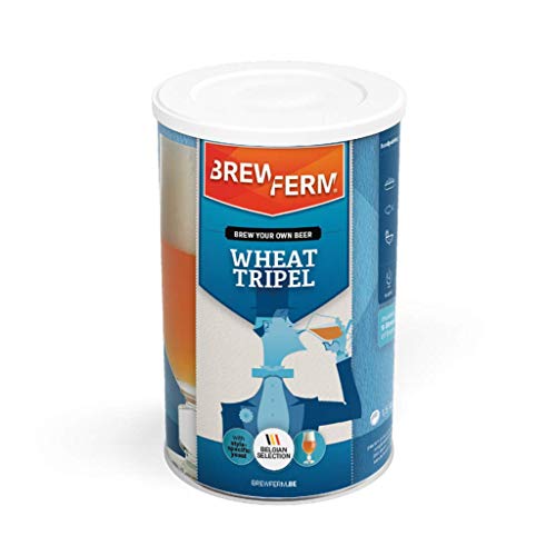 Brewferm - Kit di birra Wheat Tripel - Set per la birra da soli - 15 litri - Una birra dorata con un aroma delicato e speziato