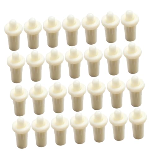 Didiseaon 100piezas Pasadores de Reparación para Puertas de Muebles Clavijas de Plástico Blanco Grandes Pines de Repuesto para Persianas y Armarios Fácil Instalación y Uso