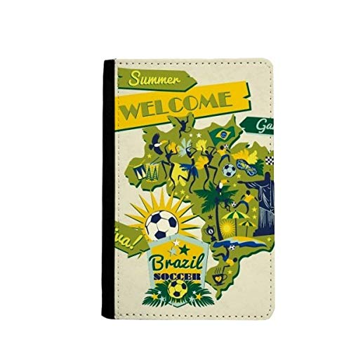 Portefeuille passeport Brésil Welcom avec fentes cartes : protection voyage organisée