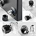 KHGUZ 2PCS 8AN Car Female Flare Cap Block Off Fitting Plug, Aluminum Auto Female Flare Cap Port Fitting Nut Adapter for Fuel Oil Line, Car Interior Accessories, Universal for Vehicles