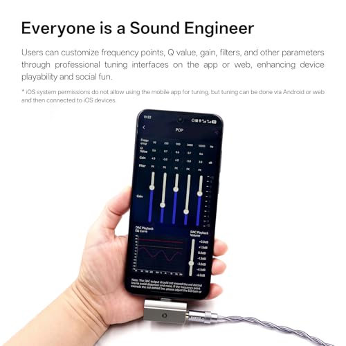 Image of BQEYZ C30 USB‑C Portable DAC Amp, 3.5mm & 4.4mm Dual Output | Hi‑Res 32bit /384kHz Decoder with OPA Amplifier, 10‑Band EQ Tuning, 57mW@32Ω Mini Audio Adapter for Android /windowx