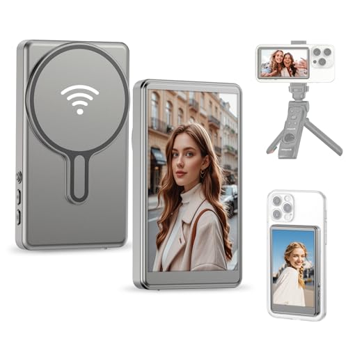 YUBWVO Phone Vlog Selfie Monitor Screen 4.02 inch FHD Screen Rear Camera Monitor for Live Streaming