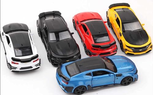 Image of Magicwand 1:36 Scale Die-Cast Metal Mini Camaro Car【Colors As Per Stock】 with Openable Doors & Boot【Bonnet Does not Open】 Music,Lights & Pull Back Action【Pack of 1】