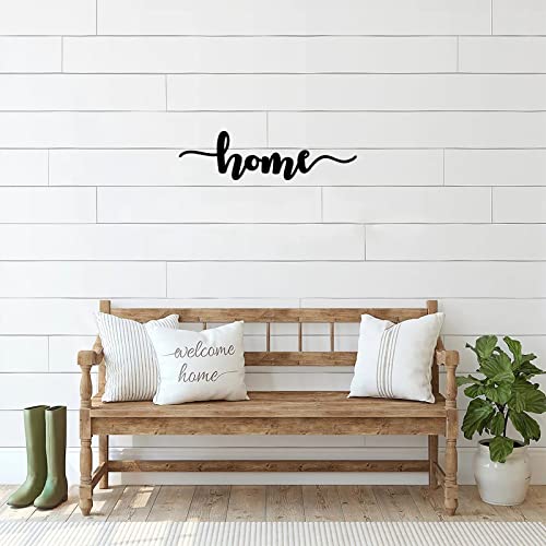 Home Word Art Sign Calligraphy Decorative Metal Sign House Numbers Sign Personalized Long Lasting Steel Metal Wall Hanging Sculpture Sign For Farmhouse Dining Room Workshop Decoration Home Decor #TOP4