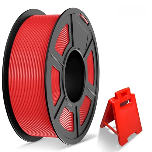 Image of TECBEARS Red PLA Plus Filament 1.75 for Most FDM 3D Printers | High Toughness PLA+, Neat Wound 3D Printer Filament, 1kg Spool, Dimensional Accuracy + /- 0.02 mm, Suitable for Beginners