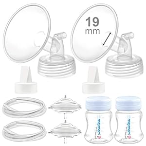 19mm Flange Maymom Pump Parts Compatible with Spectra S2 Spectra S1 Spectra 9 Plus Breastpump Not Original Spectra Pump…