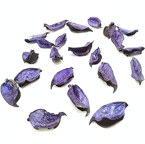 Image of Decorative Vanilla Scented Dried Flowers Home Fragrance Sachet of Petal Potpourri Bags (Purple, 2kg)