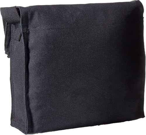 Army Universe Red Cross Medic Bag - Black Canvas Shoulder Bag with Leather Straps, Adjustable3