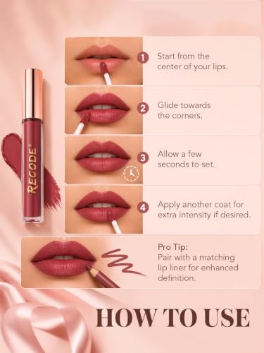 Image of Recode Clay Matte Liquid Lipsticks 2 ML x 10|Long Lasting|Waterproof|Perfect for Gifting,Wedding & Special Occasions|Smudge-proof|Infused with olive & Jojoba Oil|Travel Pack of 10