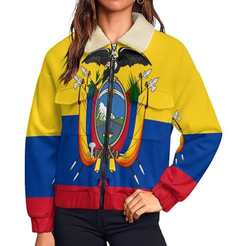 Manteau polaire chaud pour femme veste d'hiver doublée grande taille
