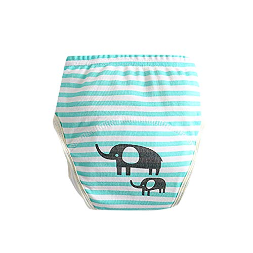 Ropa Interior Bebe Braga Pañal Niña Niño Braguitas Aprendizaje Calzoncillos de Entrenamiento Algodón con Estampado de Dibujos Animados Pantalones de Entrenamiento Reutilizables para Ir Al Baño